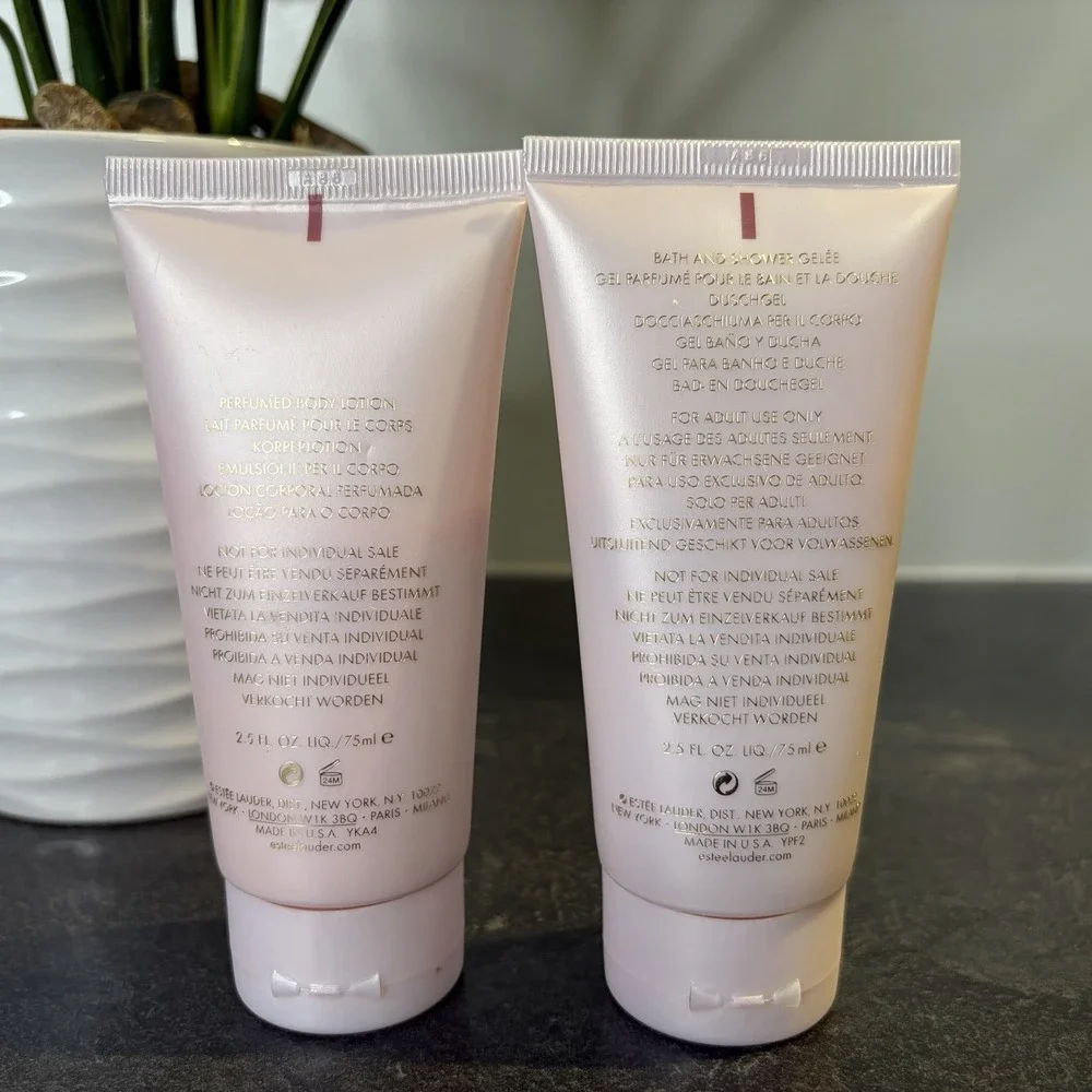 NEW Estee Lauder Beautiful Body Lotion & Bath Shower Gelee 2.5 oz